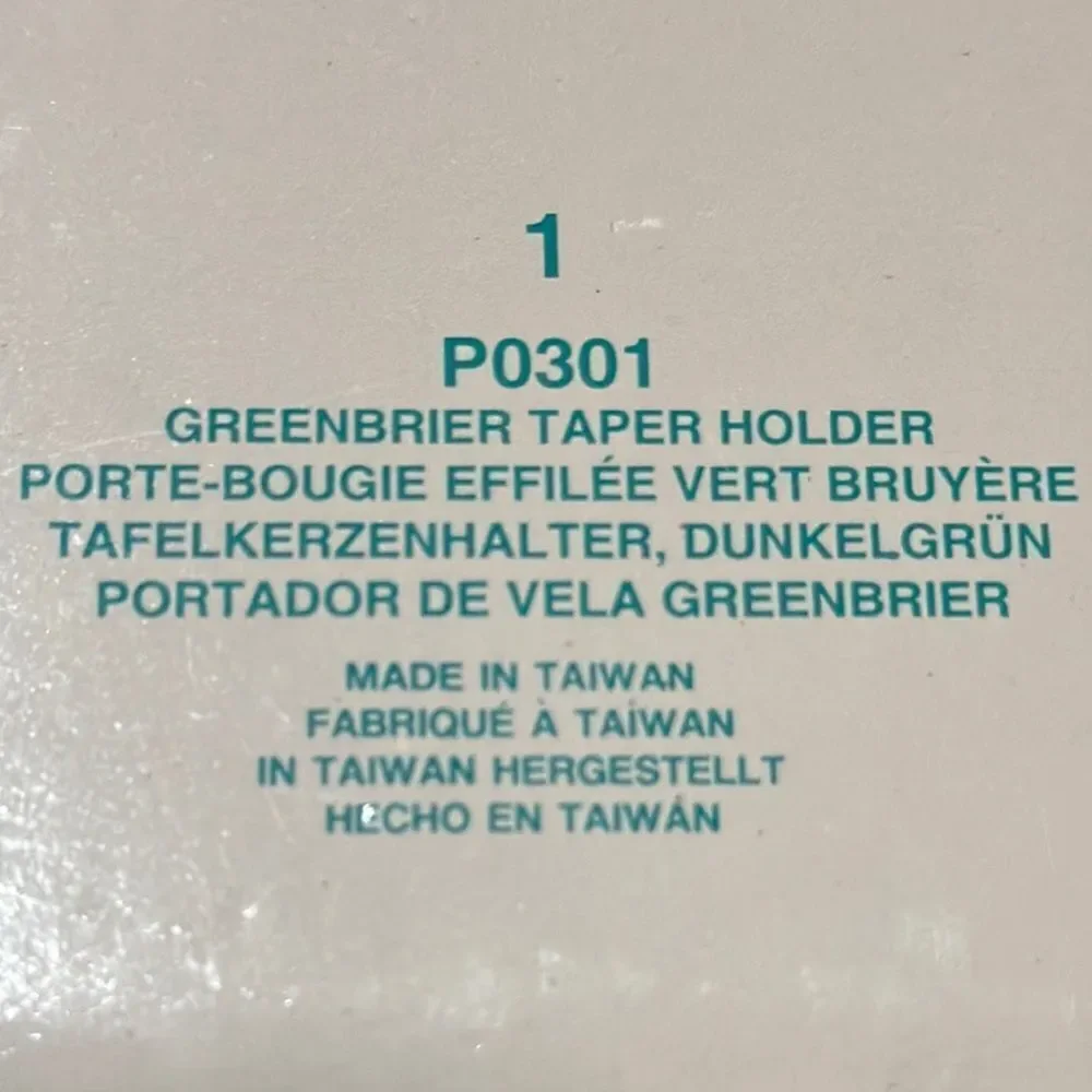 Partylite greenbriar taper holder green Candle Holders - Picture 6 of 7